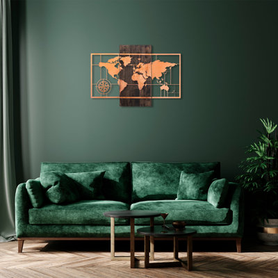 Coastal Abstract Wall Decor on Wood