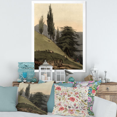 Art rétro sur toile, "Vintage Trees of Old Trees II"