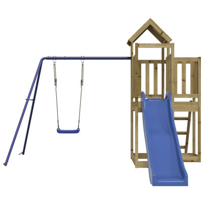 Garnica Freeport Park Swing Set with 1 Swing(s) , 1 Slide(s)