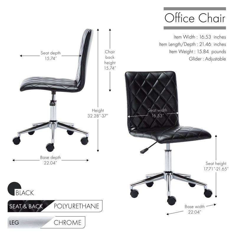 Hoyle Task Chair, Black