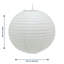 30cm H Paper Round Lamp Shade ( Uno ) in White
