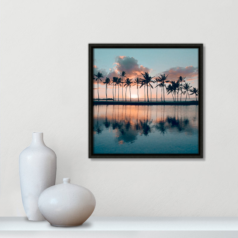 «Big Island Palms» par Danita Delimont, Espresso, H 13,5 po x l 13,5 po x P 2 po