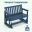 Fauteuil oscillant 48,6 po Adirondack-115734146