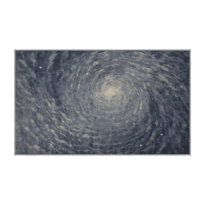 Machine Washable Gray Area Rug