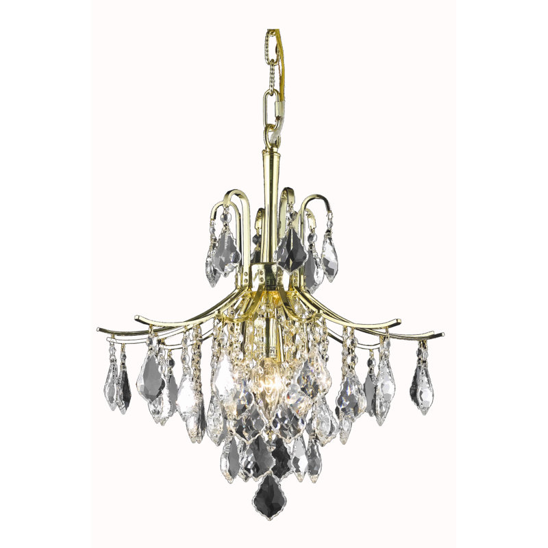 Hermanson 6 - Light Chandelier, Gold