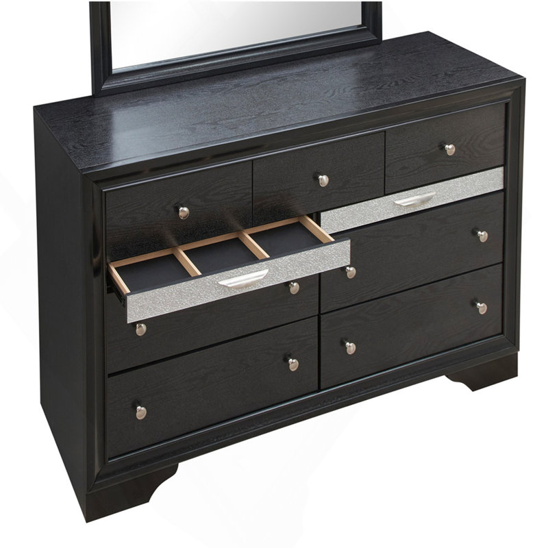 Commode Madrid G02350-D, Noir