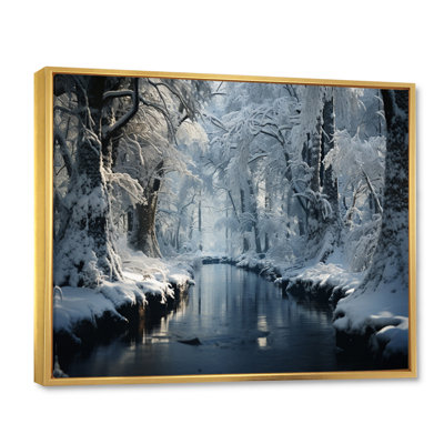 «Winter Silent Woods III - Winter Landscape», art mural