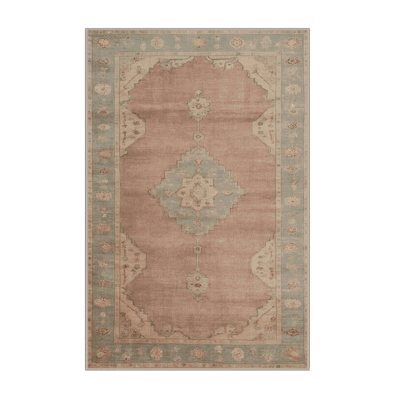 Machine Washable Overdyed Brown Area Rug, Runner 2' x 4'