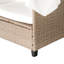 Ensemble de canapé de patio en résine tressée résistant aux rayons UV de 4 pièces avec auvent rétractable, coussins et table élévatrice Topmax-1429685649