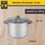 Karl Kruger 20L Stainless Steel Stock Pot-96338027