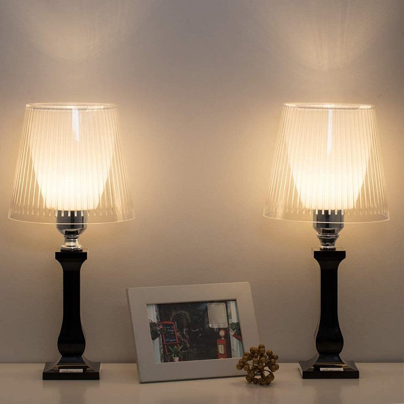Acrylic Table Lamp, Black