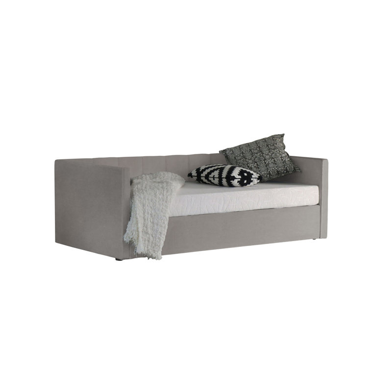Robinson Upholstered Daybed with Trundle, Mocha