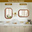 Miroir de coin décoratif en bois massif-1228663118-1228663155