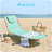 Outdoor Rust-Resistant Metal Chaise Lounge