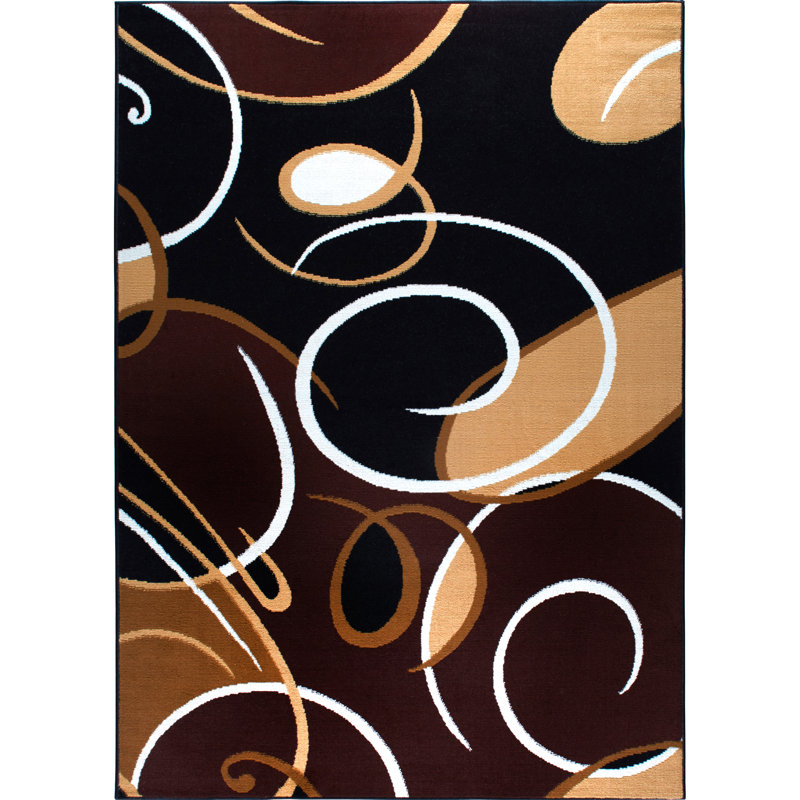 Simona Abstract Indoor Rug, Rectangle 3'7" x 5'2"