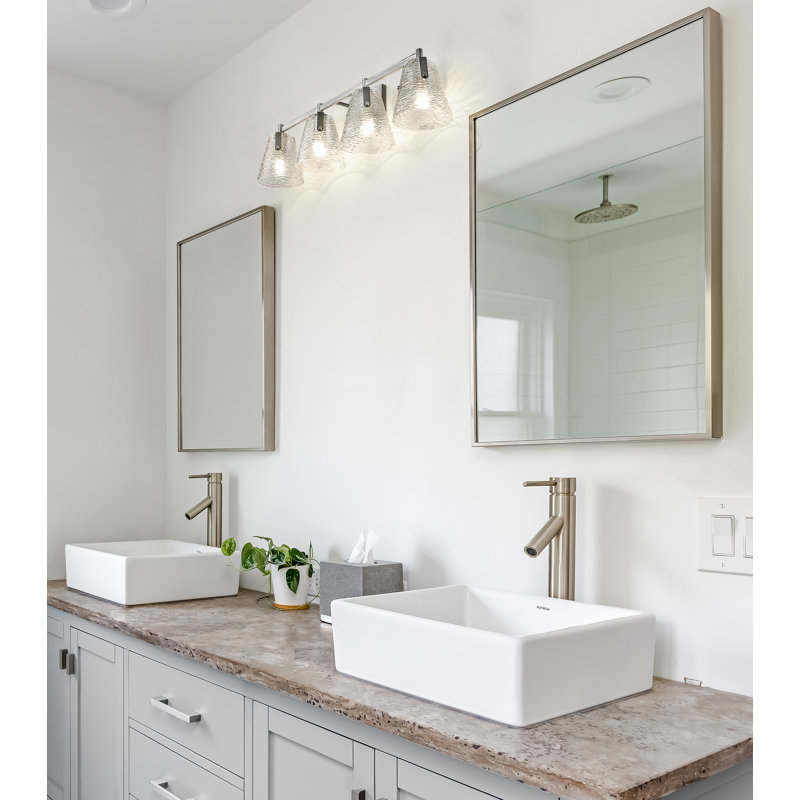 Crislynn 4 - Light Dimmable Vanity Light, Brushed Nickel