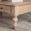 Table basse rectangulaire Baiardo 52" L en bois massif avec 2 tiroirs