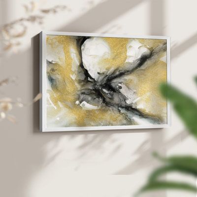 Golden Harmony -Framed Print - Restickable