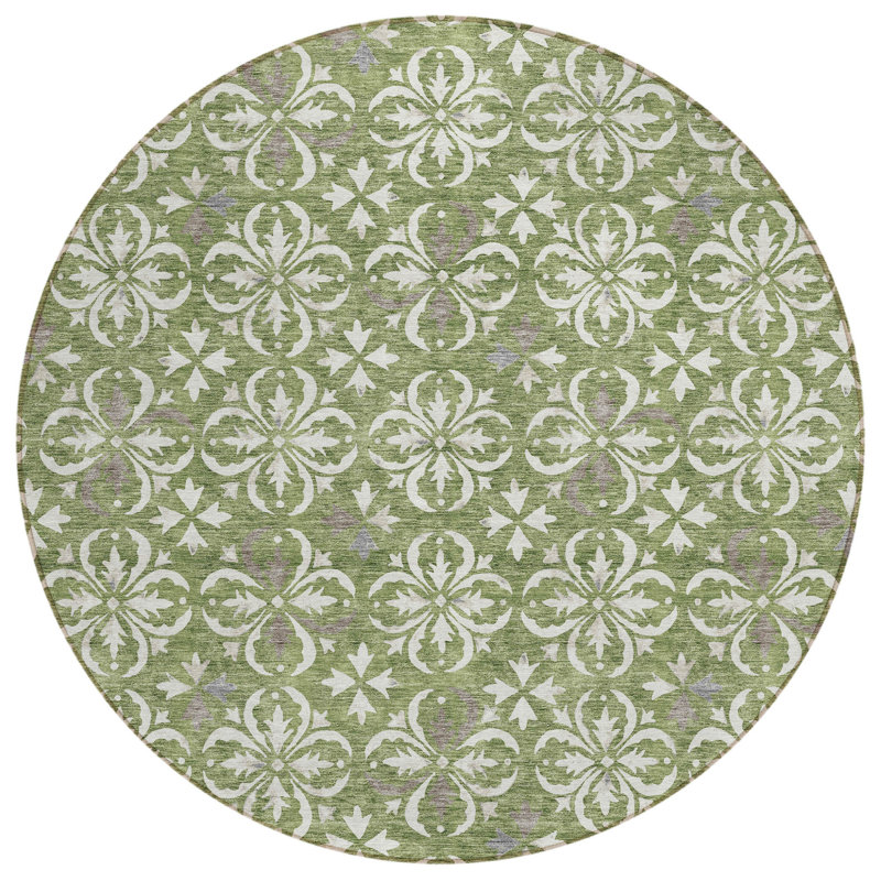 Tapis rond 8 pi