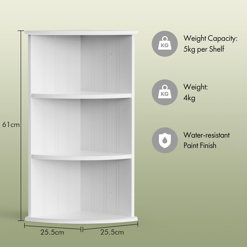 3 Piece Triangle Corner Shelf