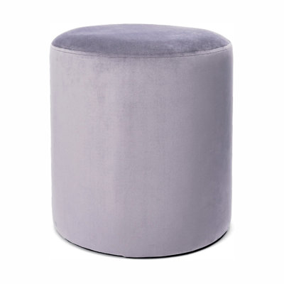 Hensel 28 cm W Velvet Round Ottoman