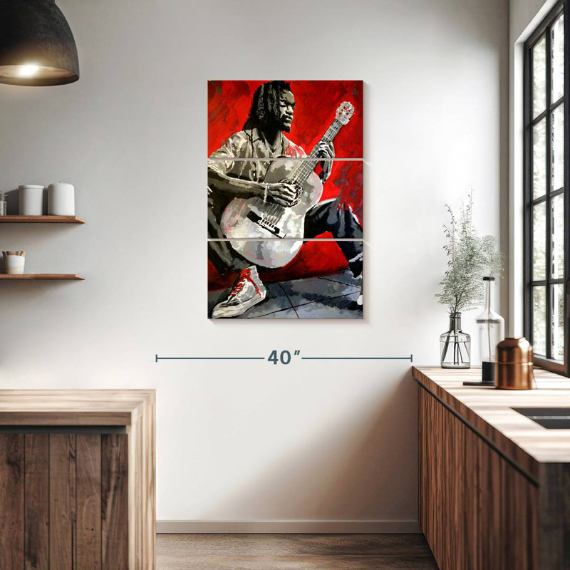 Abarca Jazz Player, H 38 po x l 24 po