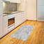 Tapis décoratif à longues fibres en polyester à haute densité de marbre-42029784