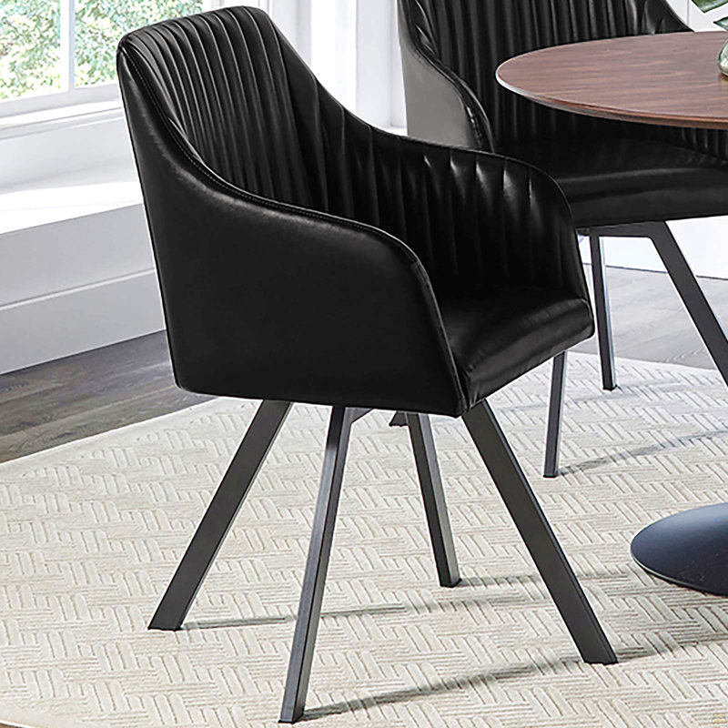 Fauteuil pivotant avec accoudoirs