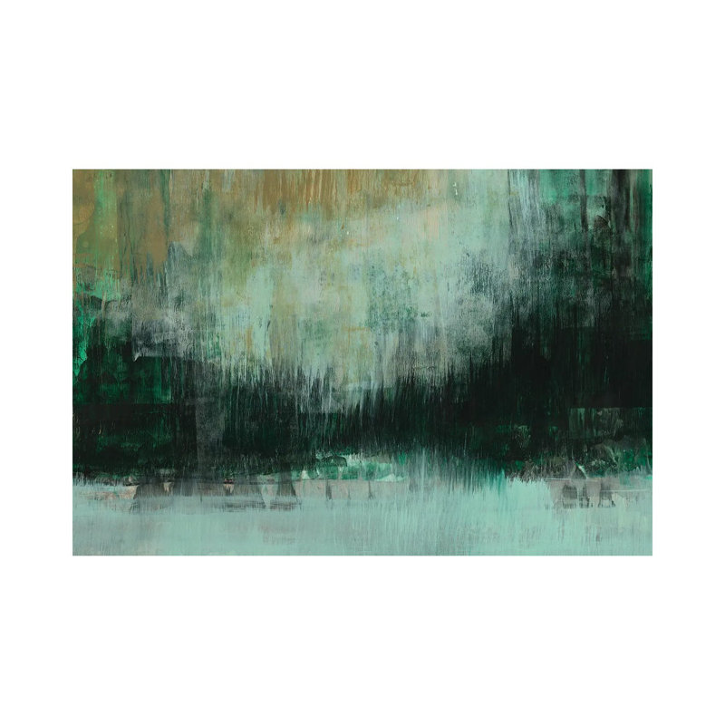 Emerald Grotto II by Jennifer Goldberger - Wrapped Canvas Gallery-Wrapped Canvas Giclée, 66.04 cm H x 45.72 cm W