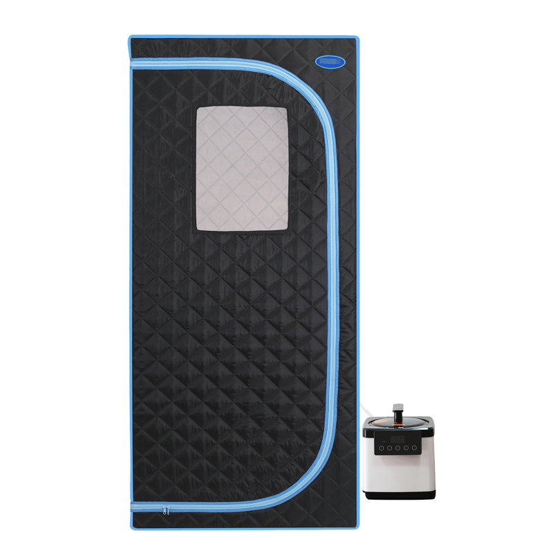 For Home Therapy - Enhance Skin Cells Activity 150Kg Seat Bearing Black Portable Steam 105C Temperature Protection 31.5 Inch Depth Blue