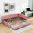 Tayson Full 2 Drawers Upholstered Daybed-129646082