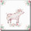 «Farm Buddies Pig», art mural sur toile