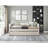 1Pc Daybed With Trundle Fabric Upholstery Wooden Frame Modern Home Furniture-560667936