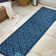 Portmany Neutral Diamond Trellis Navy Indoor/Outdoor Rug