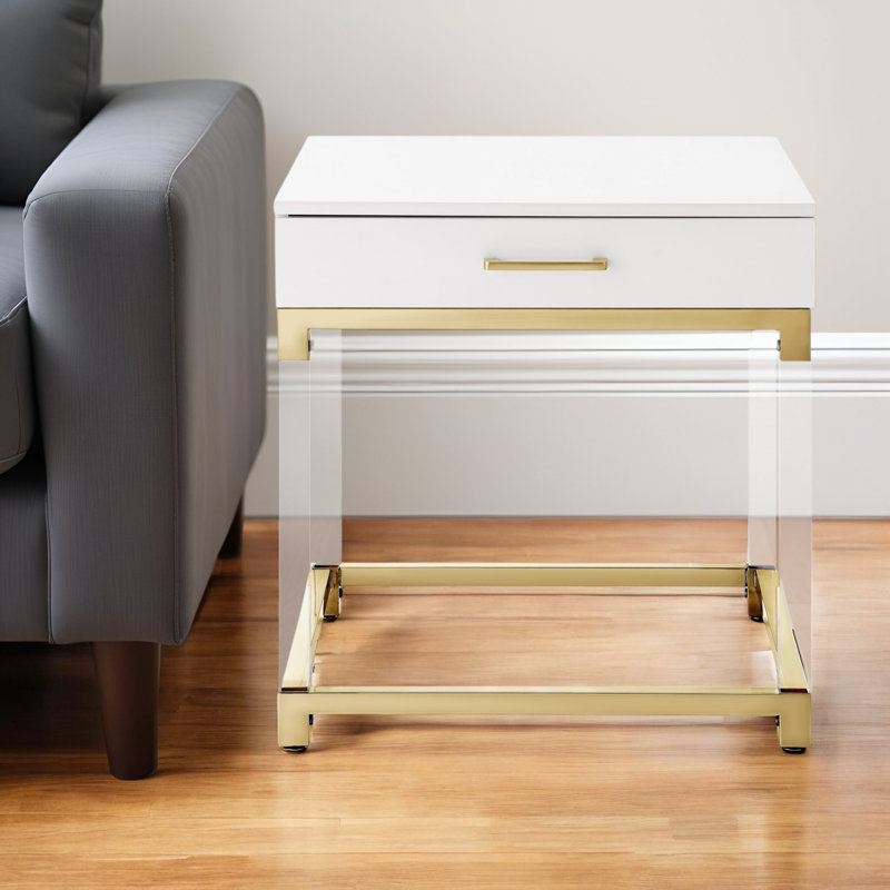 Table de bout avec rangement HomeRoots