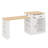 Extendable Island Console With Drawers, Cabinet, Shelving And Multi-Function Table