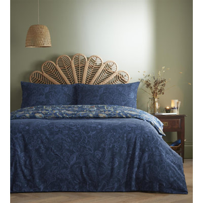 Leela Polycotton Paisley Duvet Cover Set with Pillowcases