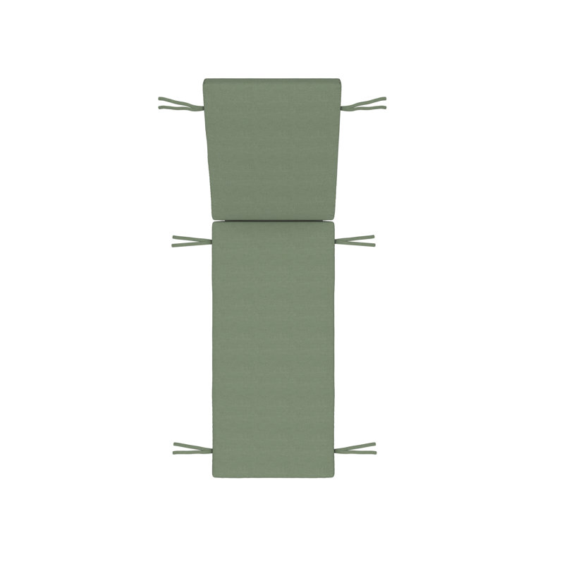 Lani Sunbrella® Outdoor Chaise Lounge Cushion, 22.5" W x 74" D, Sunbrella Bliss Aloe
