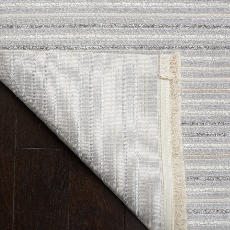 Whisper Performance Striped Rug, Rectangle 6'7" x 8'7"
