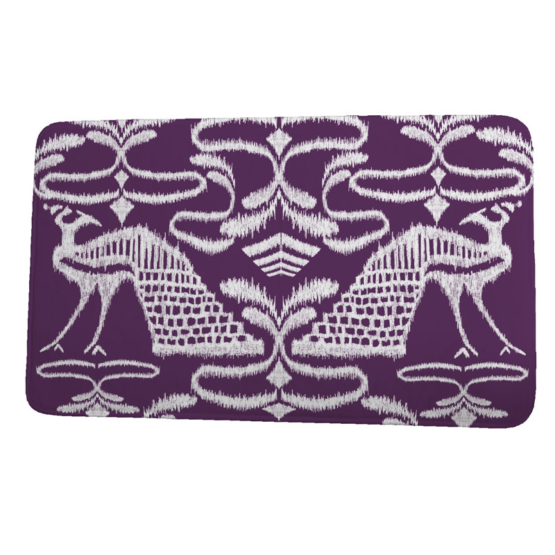 Tapis de bain Garold, l 21 po x L 34 po, Mauve