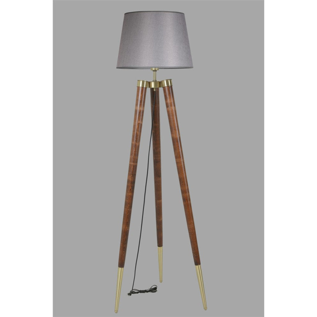 165 cm Tripod-Stehlampe Clinard