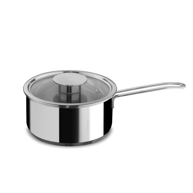 Casserole Gourmet avec couvercle 6,3 po - 6 pièces - Acier inoxydable