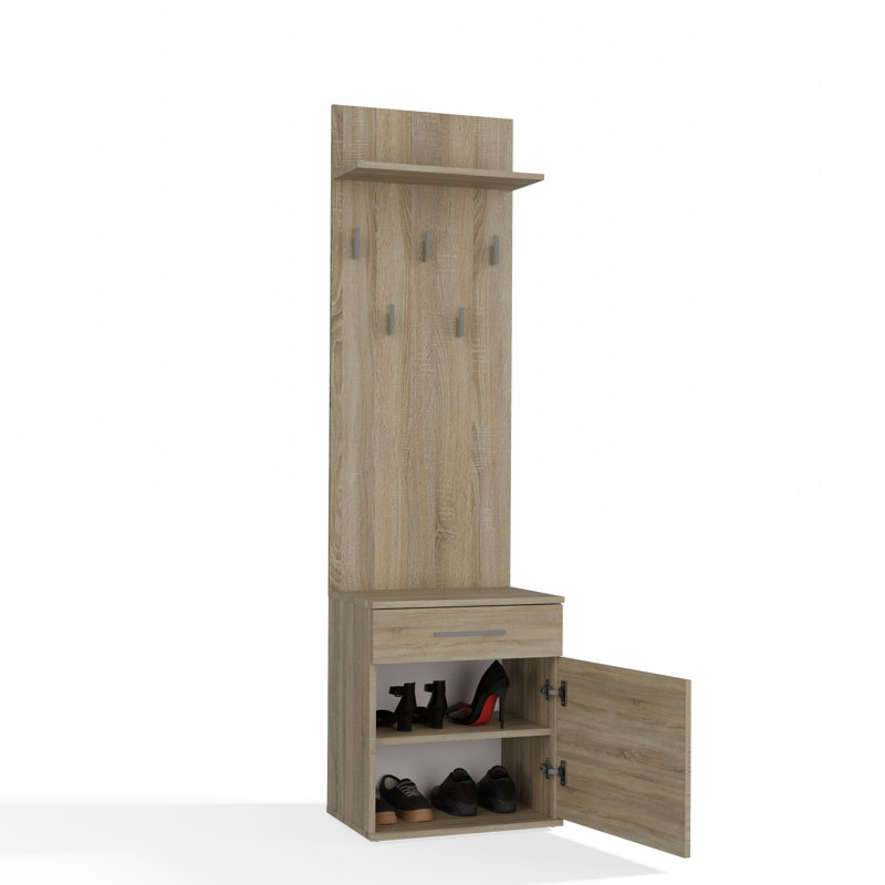 0 Door Laminate Wardrobe, Sonoma