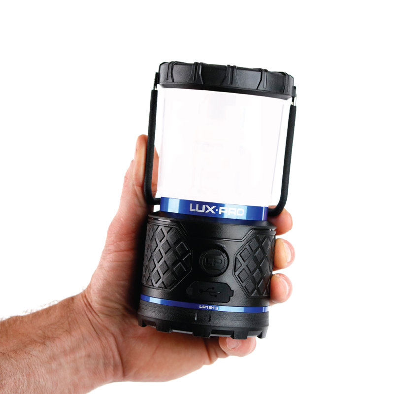 Lanterne DEL LUXPRO LP1513 rechargeable double puissance 940 lumens avec lentille diffuse