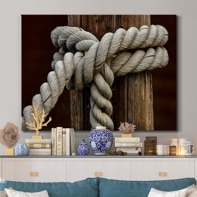 Rope Knot III-impression sur toile tendue, H 32 po x l 24 po x P 1 po