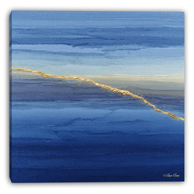 Horizon Glow Wrapped Canvas Wall Art