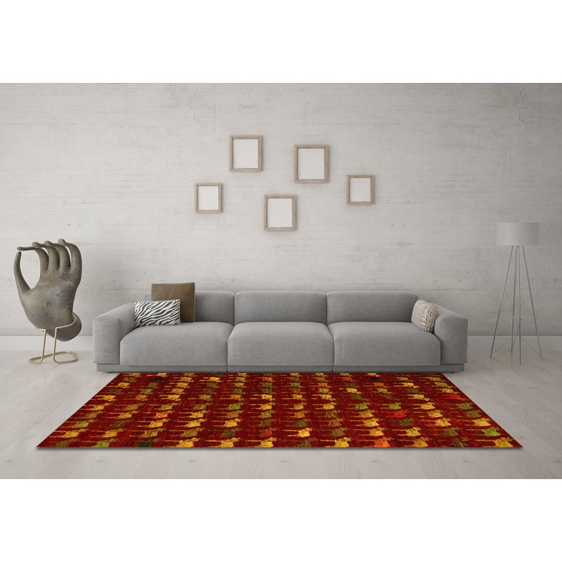 Maxxy Performance Abstract Indoor Rug, Square 4'