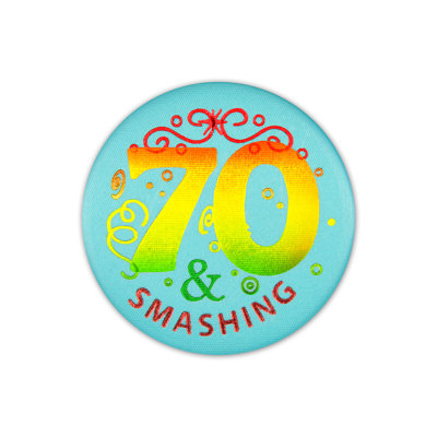 70 et satiné bouton satiné