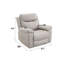 Chriki Microfiber Power Motion Recliner With Lift, Heating & Massage Chair-1410986977