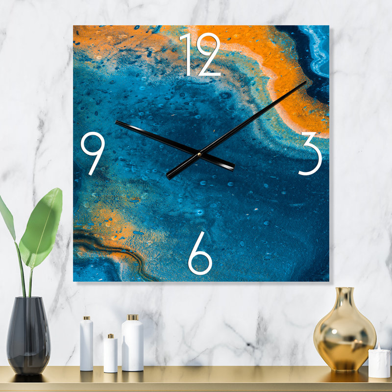 Horloge murale abstraite, Grand